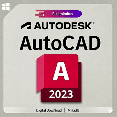 AutoCAD 2023 | Windows | 1 vuoden lisenssiavain