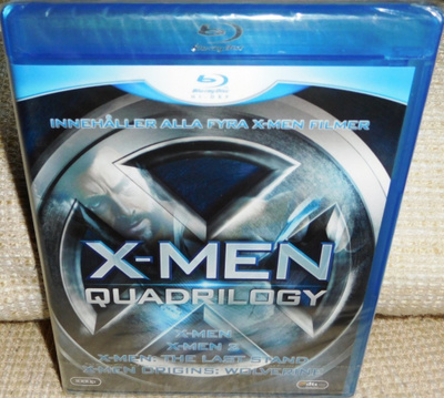 X-MEN Quadrilogy (muoveissa) Blu-ray (4 elokuvaa)