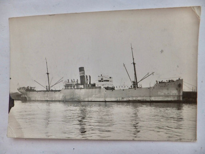 VANHA Postikortti Laiva Orient 1932