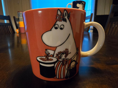Muumimuki -Muumimamma ja Marjat- Hyväkuntoinen