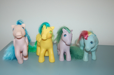 MY LITTLE PONY G1 PONILOTTI - 4 KPL PONEJA - LOTTI 1