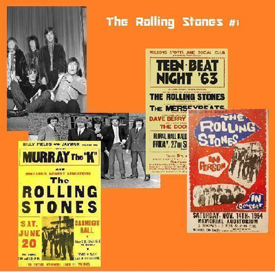 THE ROLLING STONES  -- julistesetti 5 x A4 (Upea Lahja!) #1