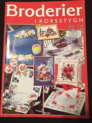 Ristipistomalleja Broderier i korsstygn 14