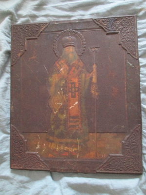 Ukraina:  vintage metalli-ikoni
