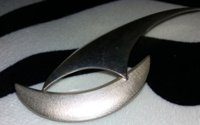 9.5cm desing Kaija Aarikka hopea solki