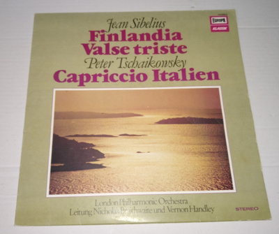 JEAN SIBELIUS PETER TSCHAIKOWSKY LP 114 059.0