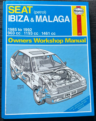 Haynes 1609 Seat Ibiza & Malaga 1985 - 1992 korjausopas