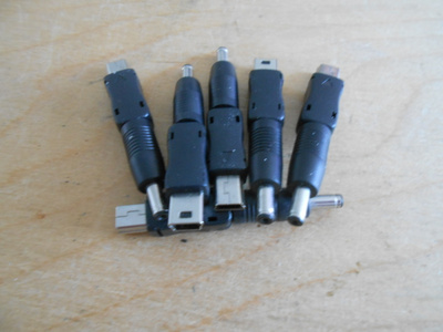 Adapterit, Liittimet. mini USB.
