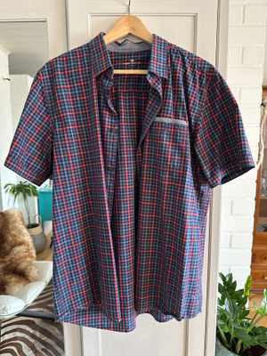 Miesten Tom Tailor lyhythihainen kauluspaita XL