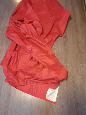 Punainen telttakangas / vettähylkivä kangas 490x155cm