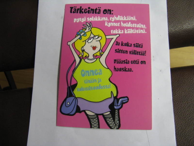 Tärkeintä on pysyä solakkana..