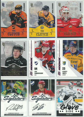 2025-26 Blueline Glove Side BLACK #GS15 Noah Vali TPS /40