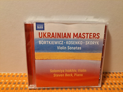 Ukrainian Masters-Violin sonatas-Ivakhiv,Beck CD