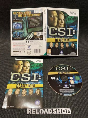 CSI Crime Scene Investigation Deadly Intent Wii - CiB