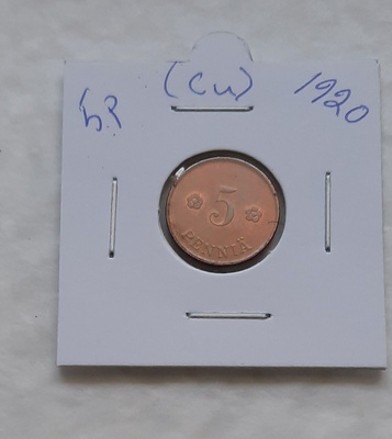 5 penniä (Cu) 1920