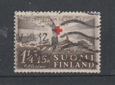 Suomi 1939 PR merkki 1,25mk+15p,  , leimattu