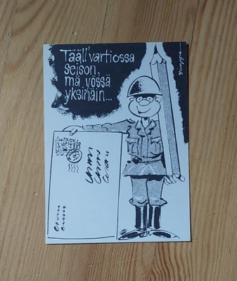 Vanha S.A. Int - postikortti 1990 / 1991