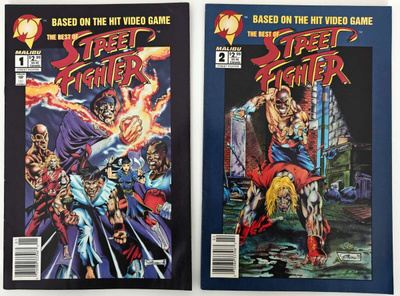 The best of Street Fighter 1+2 sarjakuvat