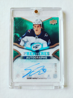 Sami Niku - 18-19 UD Ice Premieres Autographs /299