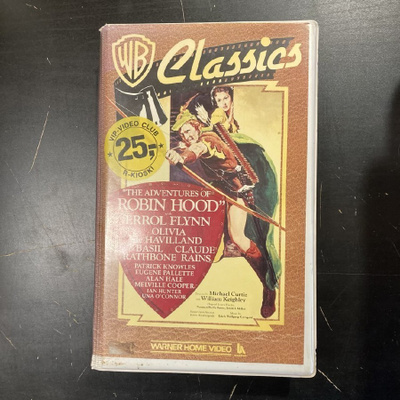 Robin Hoodin seikkailut VHS