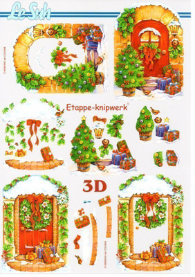 3D KUVA "°KORISTELLUT JOULUOVET°"