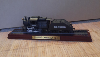 Veturi Reading Camelback 0-6-0, pienoismalli