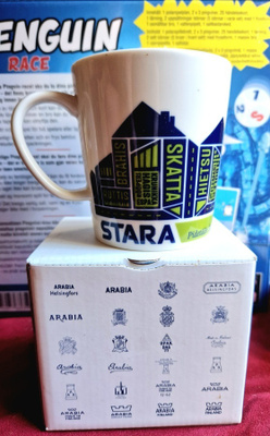 ARABIA Stara  Teema muki+ alkuperäinen laatikko