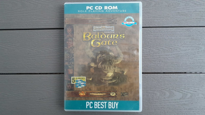 PC CD: Baldur's Gate peli (1998)