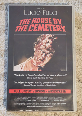 The House by the Cemetery (1981) VHS