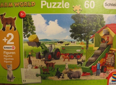 SCHLEICH FARM WORLD PALAPELI JA 2 ELÄINTÄ
