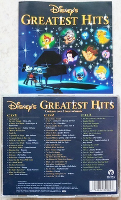DISNEY’S GREATEST HITS – 3-CD box EU 2005 - 60 kappaletta