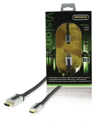 Profigold HDMI - Mini HDMI 1.4 Kaapeli, 4K Ultra HD, 2m UUSI