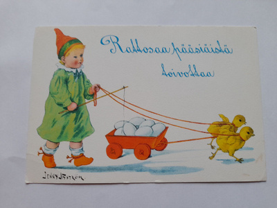 Jenny Nyström: Rattoisaa Pääsiäistä - Tiput vetävät kärryä