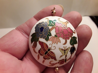 Cloisonne iso riipus