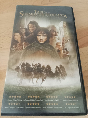 Taru sormusten herrasta sormuksen ritarit VHS