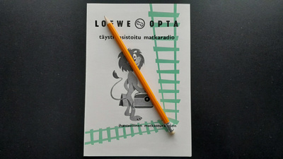 Loewe Opta matkaradioiden esite 60-luvun alku