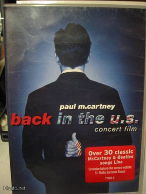 PAUL McCARTNEY - BACK IN THE U.S. DVD (+) .