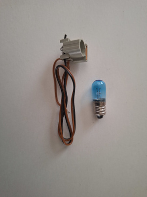 PHILIPS F6121 Dekin VU mittarin lamppu ja kanta