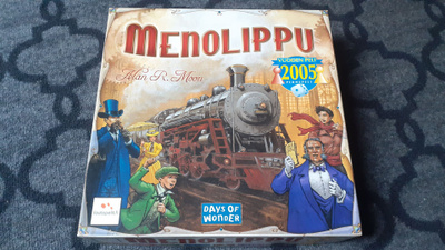 Menolippu peli lautapeli
