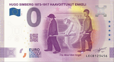 *0-EURO*2022*H.SIMBERG-HAAVOITTUNUT ENKELI*AITO EURO-SETELI*