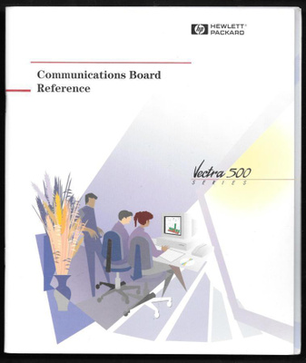 HP Vectra 500 - Communications Board Reference (1986)