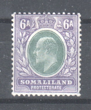 Somaliland protectorate 1905 6 A Edward VII