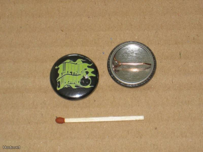 Electric Wizard rintanappi 1" green h3