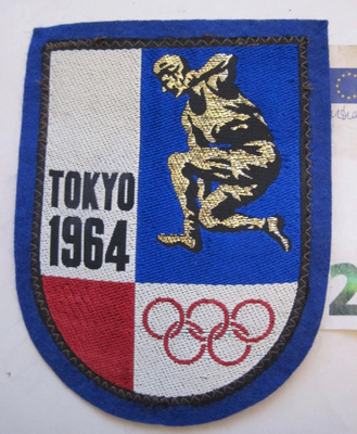 VANHA Kangasmerkki Tokyo Japani 1964 Olympia Isompi