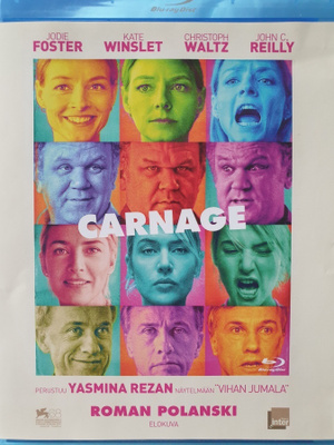 CARNAGE BLU-RAY (Roman Polanskin, Jodie Foster,Kate Winslet)