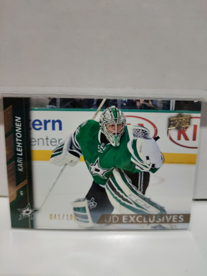 2015-16 Upper Deck - UD Exclusives #61 Kari Lehtonen 041/100