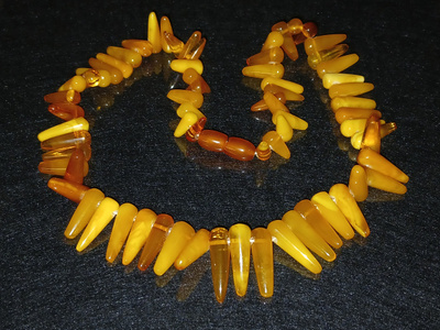 Vintage meripihka Baltic Amber EGG