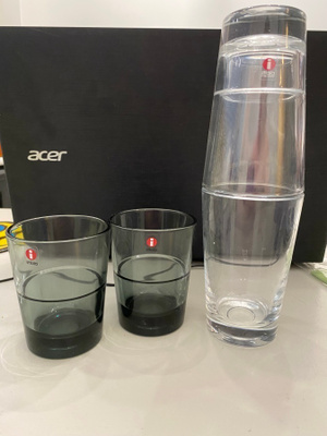 Iittala konstantin grcic shaker ja lasit