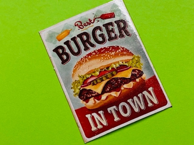 Best Burgers Jääkaappimagneetti