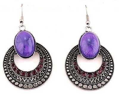 486 .. Tiibetin Hopea Crystal Kauniit .. Korvakorut